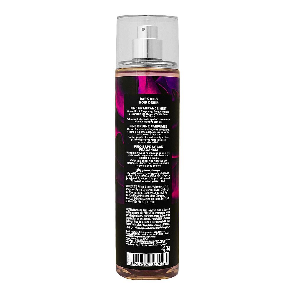 Bath & Body Works Dark Kiss Fine Fragrance Mist, 236ml