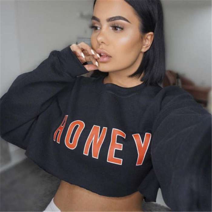 Virgen Mango Crop Hoodie For Women s 609
