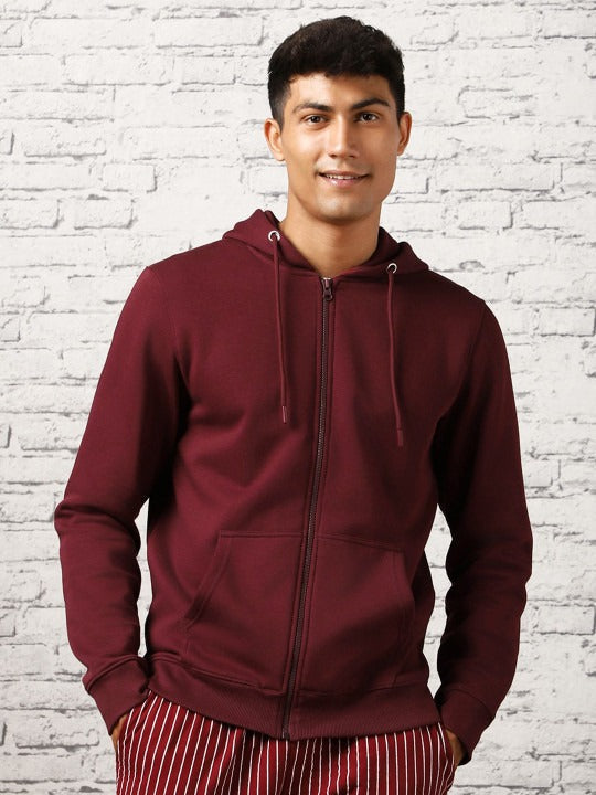 Buy Men Zipper Hooded Sweatshirt in Pakistan – Front Open Hoodie