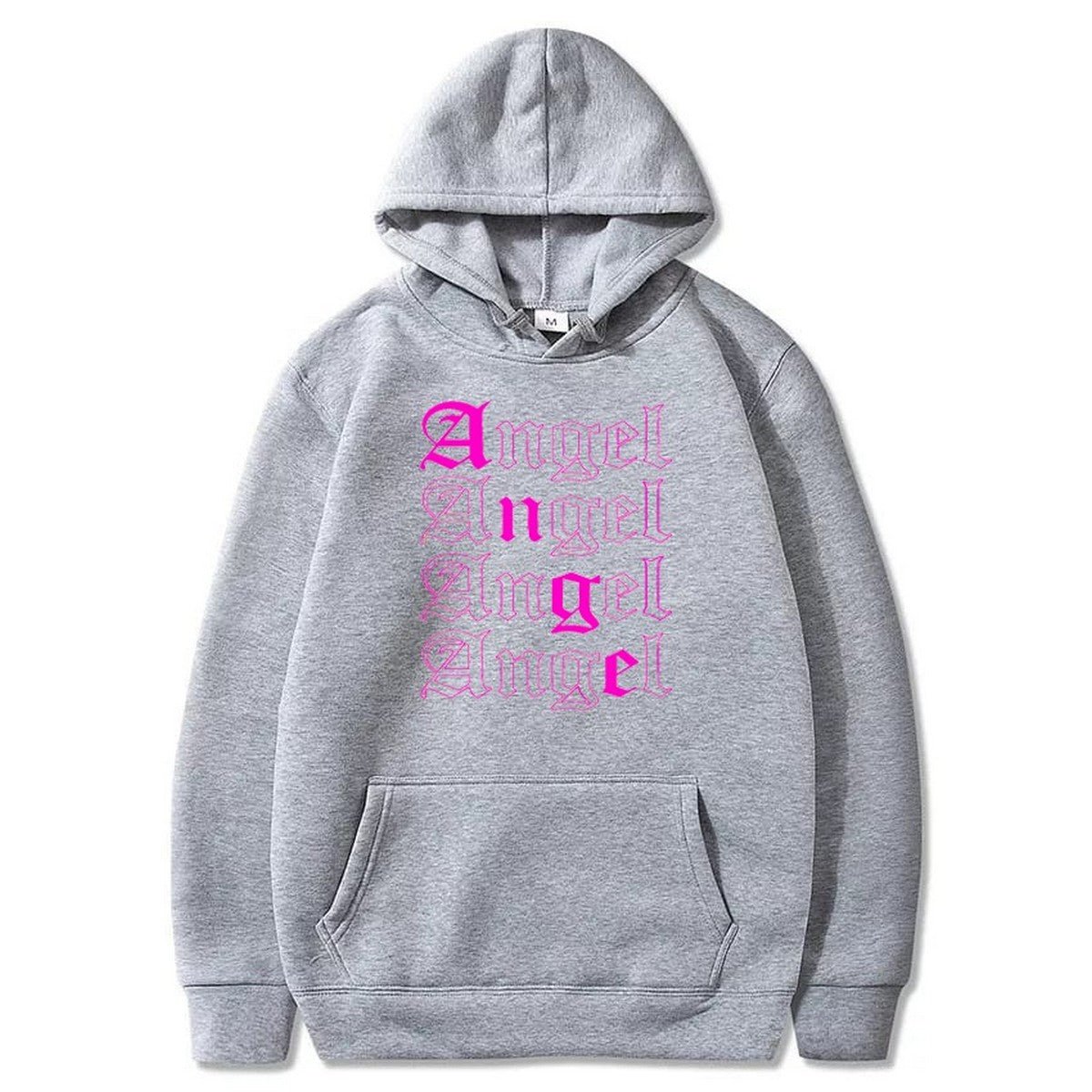 Angel Printed Fleece Full Sleeves Pull Over Hoodie For Men And Women - HB INDUSTRIES - Hoodie & Sweatshirt -