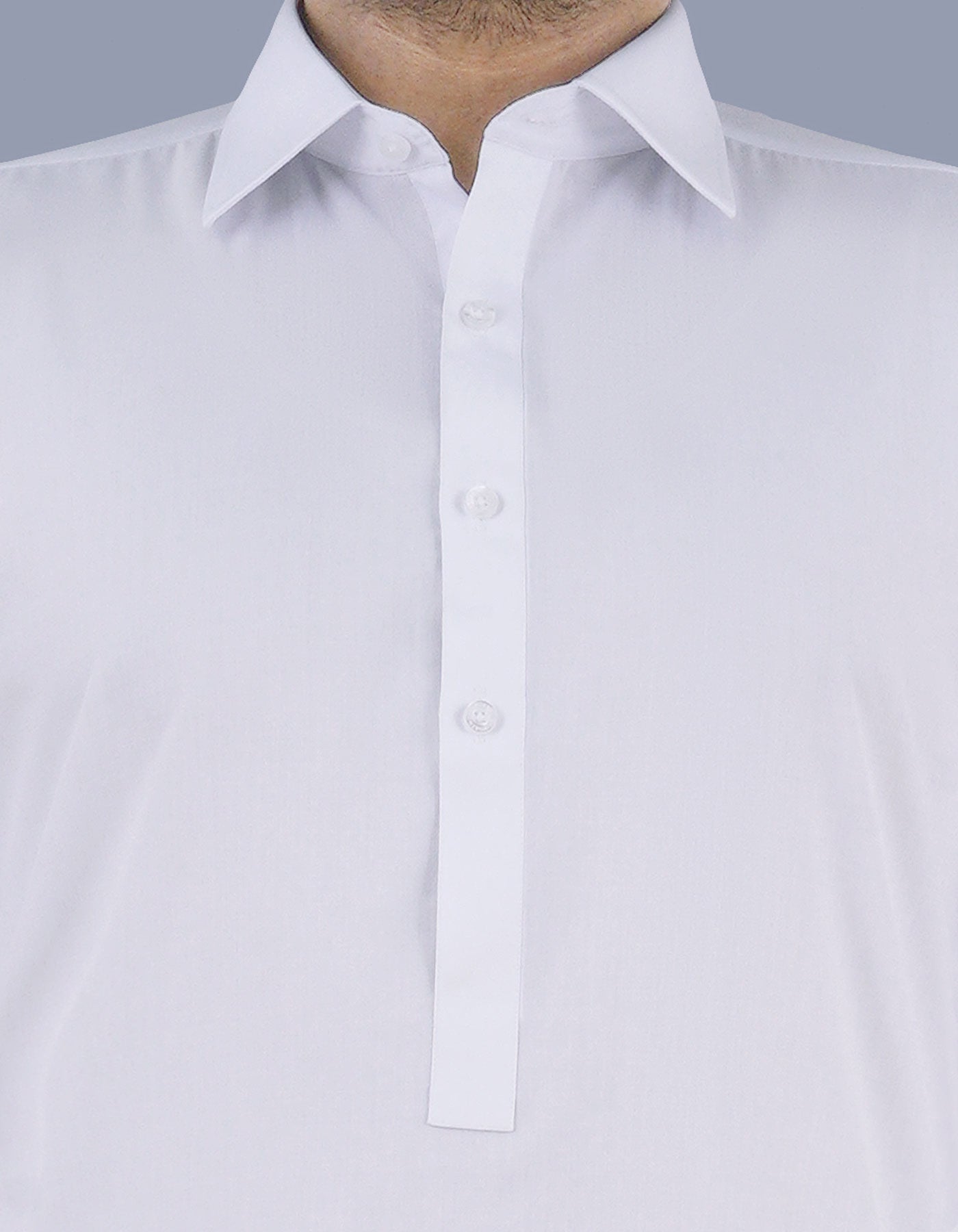 White Basic Shalwar Kameez