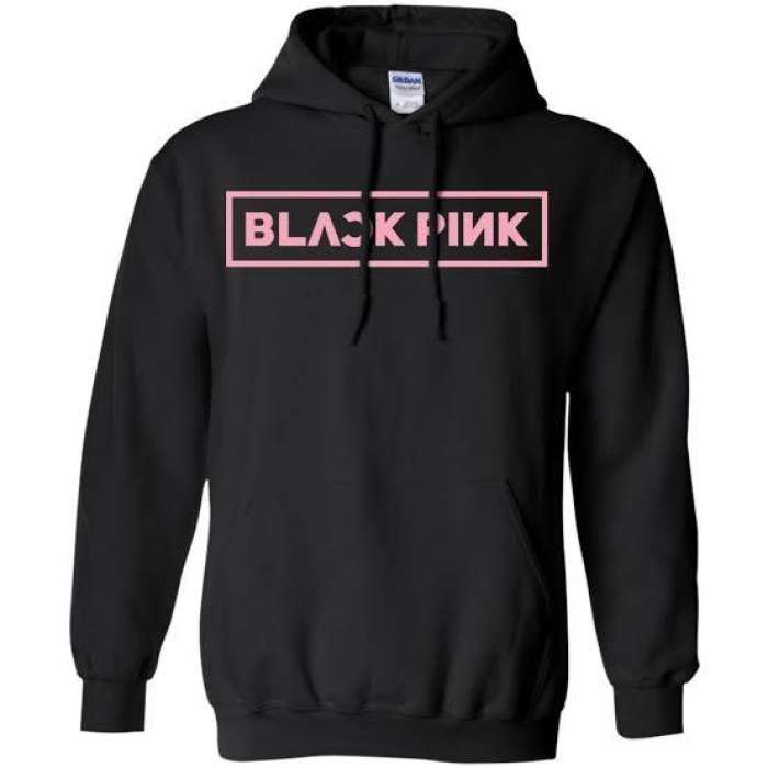 BlackPink Fleece Hoodie For Women Black Color - HB INDUSTRIES - Hoodies & Sweatshirts -