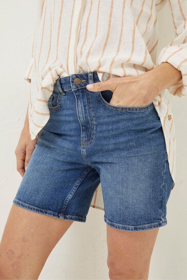 Blue Darley Denim Shorts - HB INDUSTRIES - Shorts & Skirts -