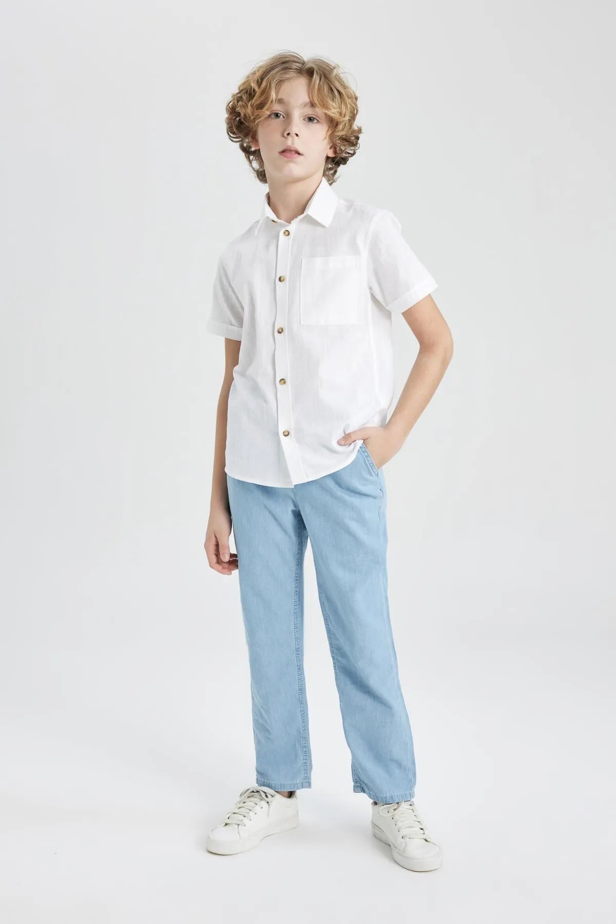 Boy's Straight Fit Straight Leg Jean Trousers - HB INDUSTRIES - Boys Jeans -