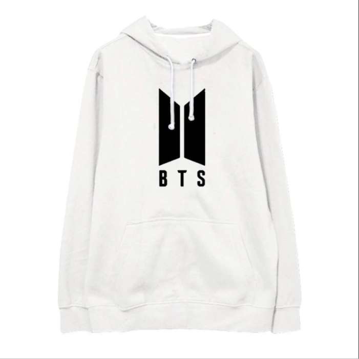 BTS White Printed Hoodie For women - HB INDUSTRIES - Hoodies & Sweatshirts -