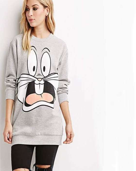BUGS BUNNY Sweat Shirt For womens - HB INDUSTRIES - Hoodies & Sweatshirts -