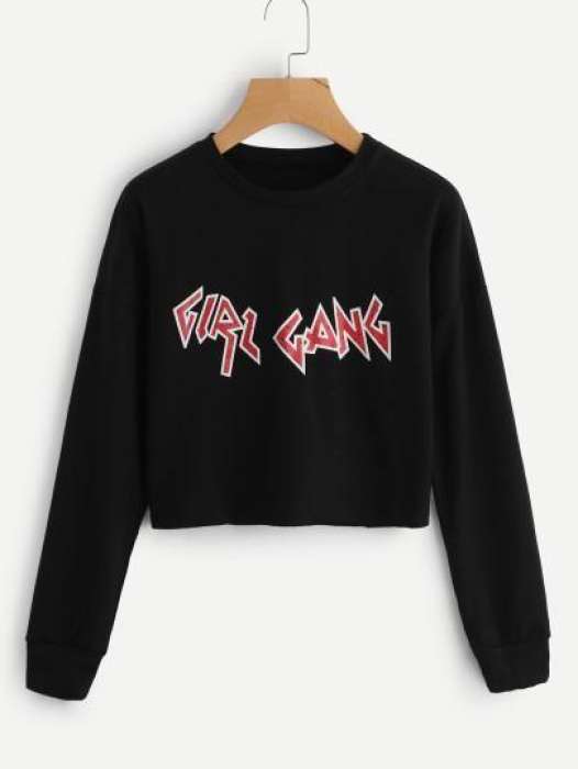 Fit Right Gang Crop sweatshirt - HB INDUSTRIES - Hoodies & Sweatshirts -