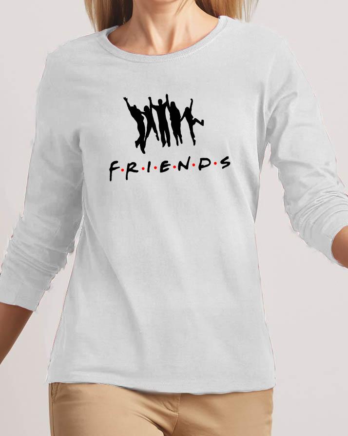 Friends New Fashion White High Printed Design High Quality T - shirt - HB INDUSTRIES - Tops & T - Shirts -
