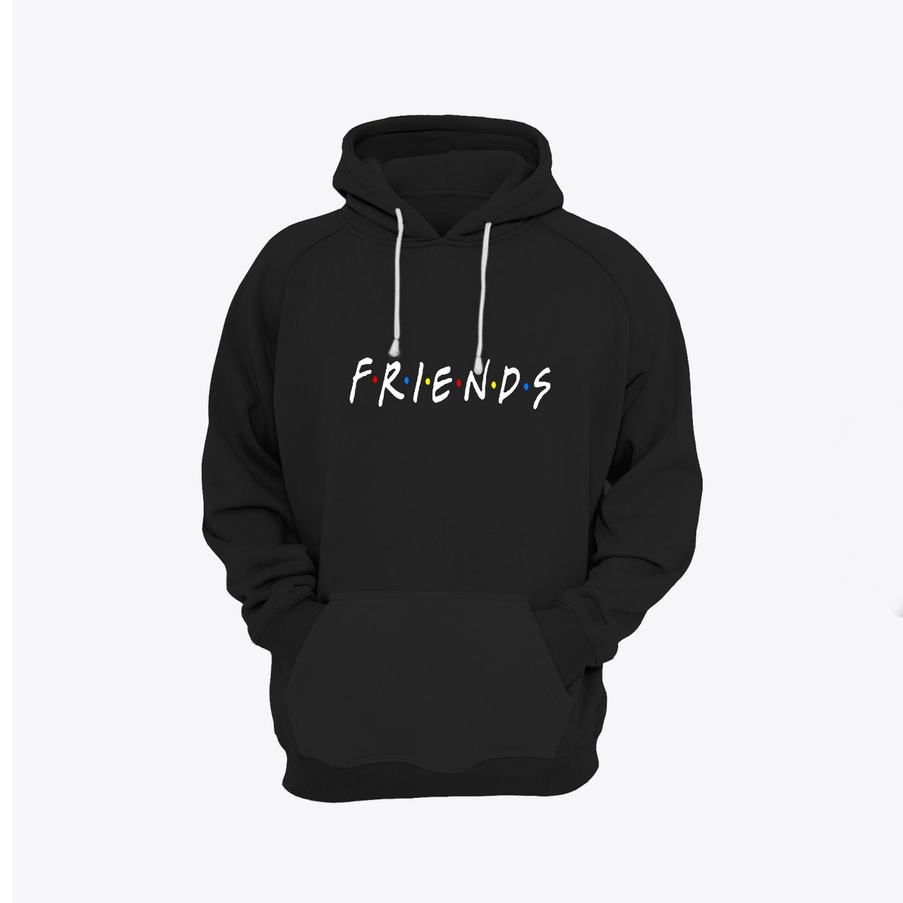 Friends Printed Fleece Full Sleeves Pull Over Hoodie For Men And Women - HB INDUSTRIES - Hoodies & Sweatshirts -