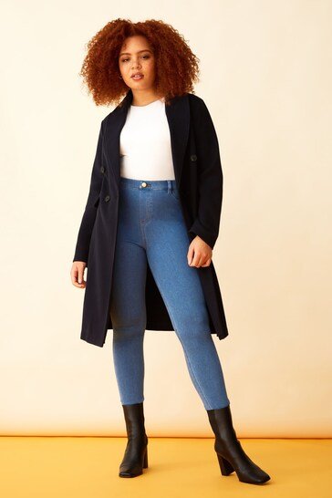 HB Blue Comfort Midwash Jeggings - HB INDUSTRIES - Jeggings & Leggings -