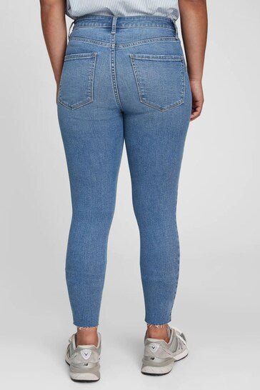 HB High Waisted Rip Knee Universal Jegging - HB INDUSTRIES - Jeggings & Leggings -