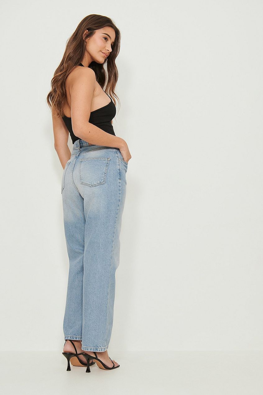 Highwaist Relaxed Jeans For Womens - HB INDUSTRIES - Jeans -
