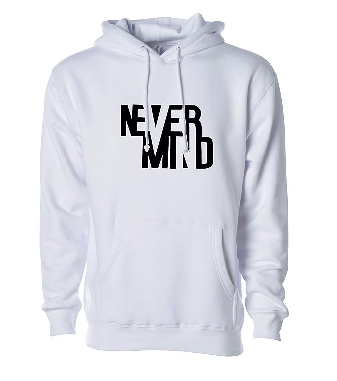 Hooded Neck Never Mind Printed Winter Full Sleeves Hoodie for Men - HB INDUSTRIES - Hoodie & Sweatshirt -