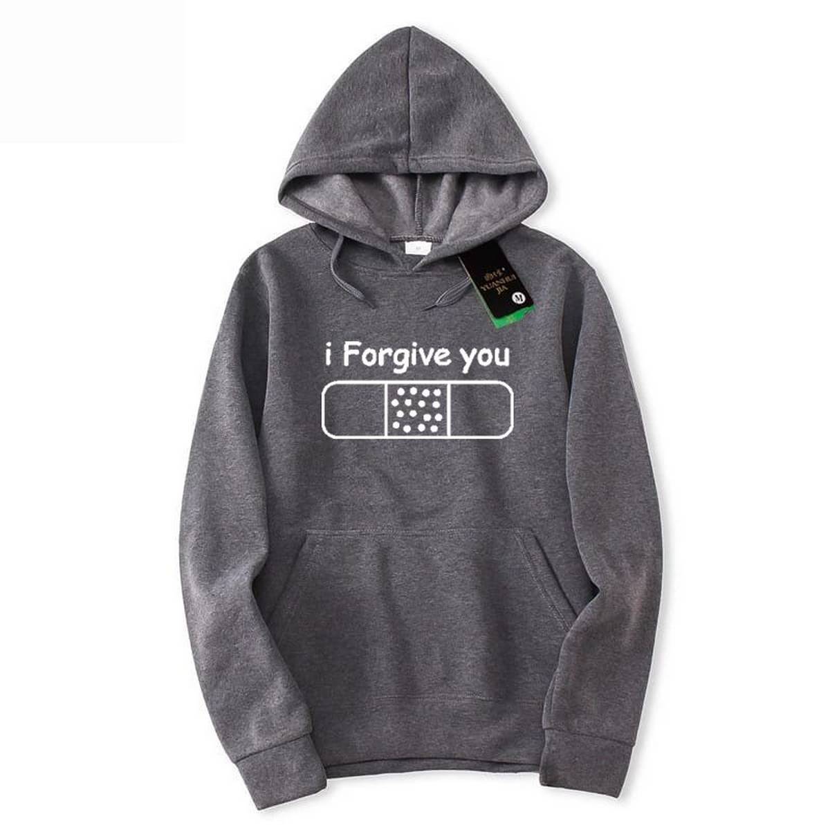 I Forgive You Printed Fleece Full Sleeves Pull Over Hoodie For Women - HB INDUSTRIES - Hoodies & Sweatshirts -
