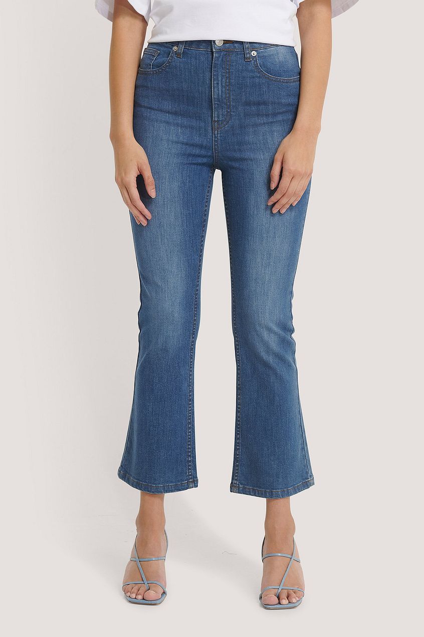 Kick Flare Skinny Jeans For Womens - HB INDUSTRIES - Jeans -