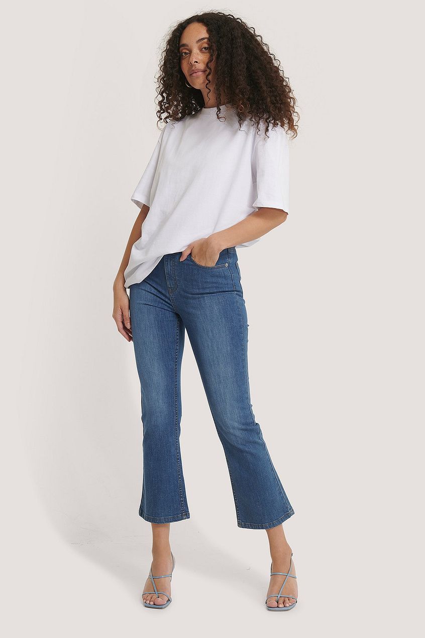 Kick Flare Skinny Jeans For Womens - HB INDUSTRIES - Jeans -