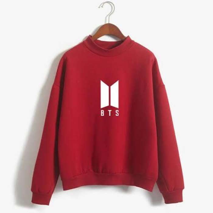 kryptify Bts Sweatshirt For womens Red - HB INDUSTRIES - Hoodies & Sweatshirts -