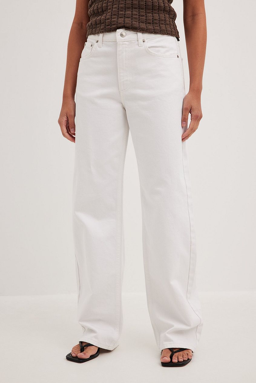 Loose Mid Waist Jeans For Womens - HB INDUSTRIES - Jeans -