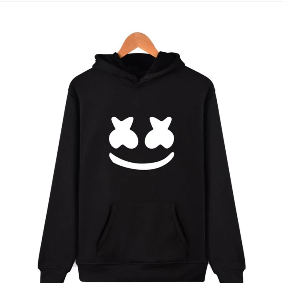 Marhsmallow Printed Pullover Hoodie For Women - HB INDUSTRIES - Hoodies & Sweatshirts -