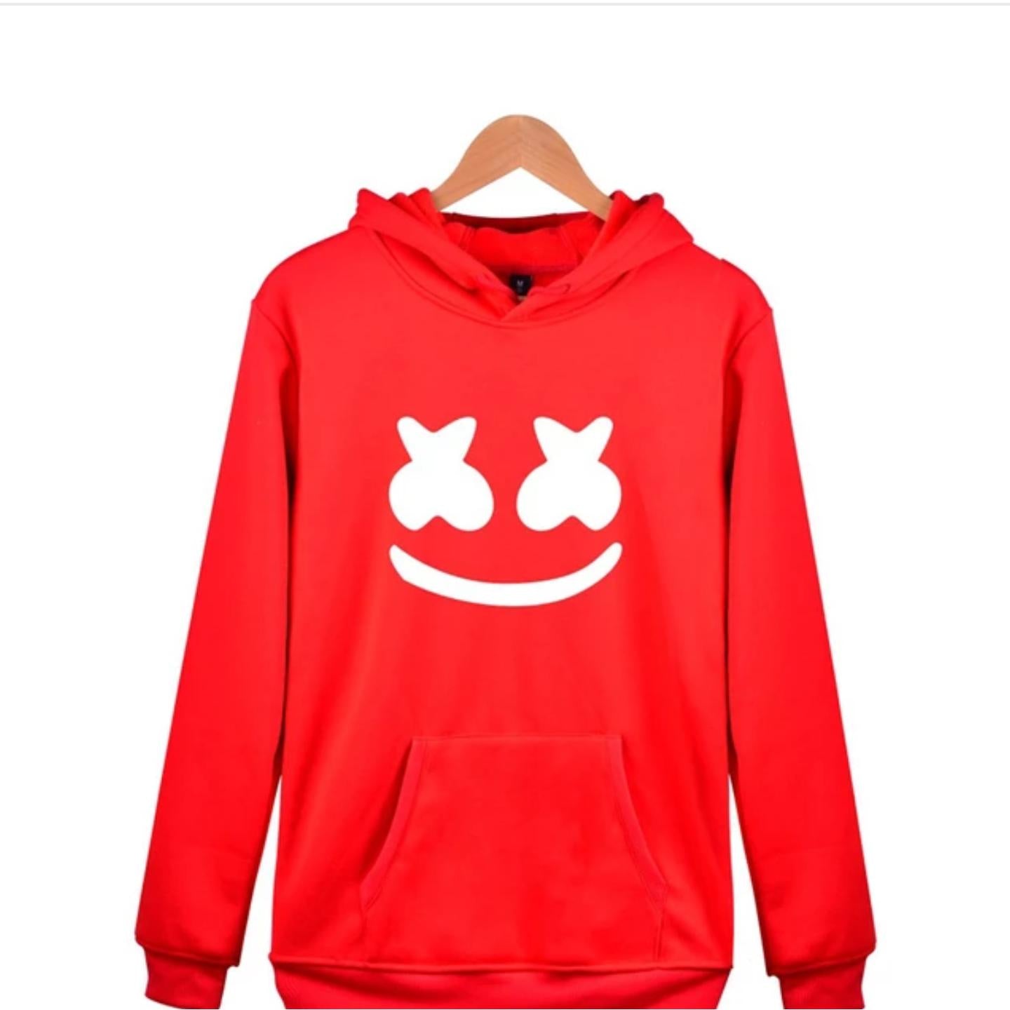 Marhsmallow Printed Pullover Hoodie For Women - HB INDUSTRIES - Hoodies & Sweatshirts -