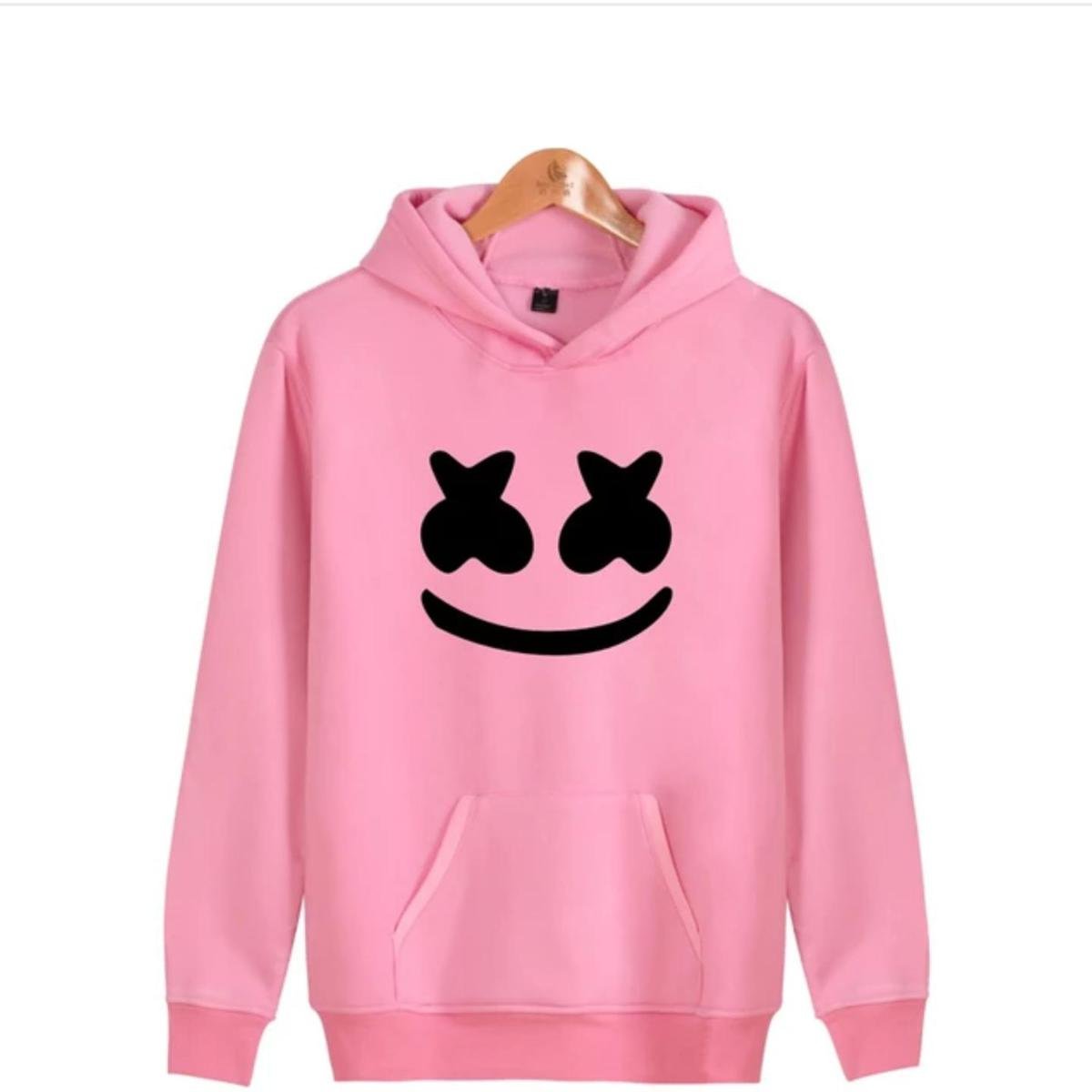 Marhsmallow Printed Pullover Hoodie For Women - HB INDUSTRIES - Hoodies & Sweatshirts -