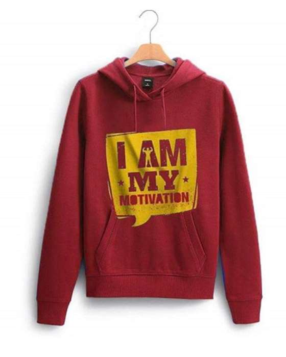 MAROON I AM MOTIVATION HOODIE FOR womens - HB INDUSTRIES - Hoodies & Sweatshirts -