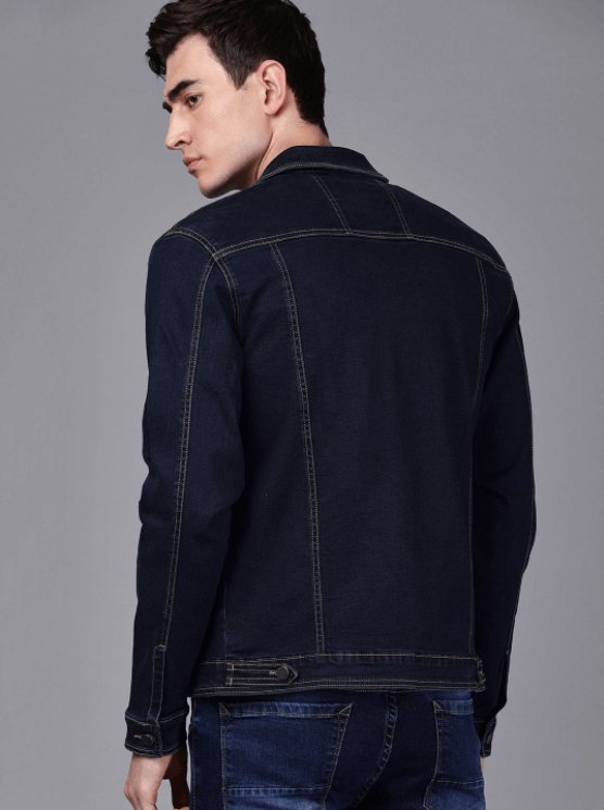 Mens Denim Jacket Black - HB INDUSTRIES - Denim Jacket -