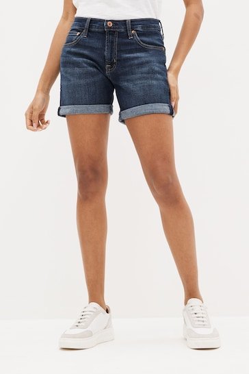 Mid Rise Girlfriend Shorts