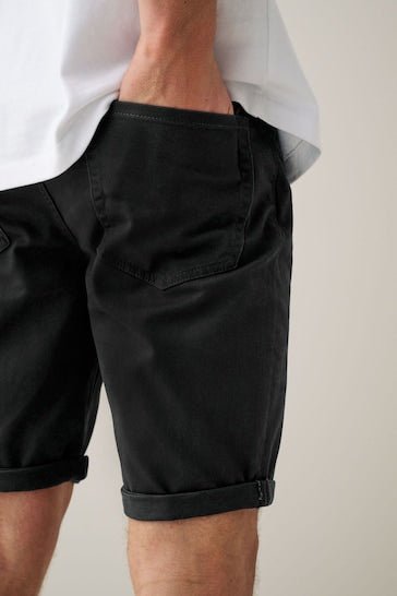 Motionflex 5 Pocket Chino Shorts For Mens Charcoal Grey - HB INDUSTRIES - Shorts -