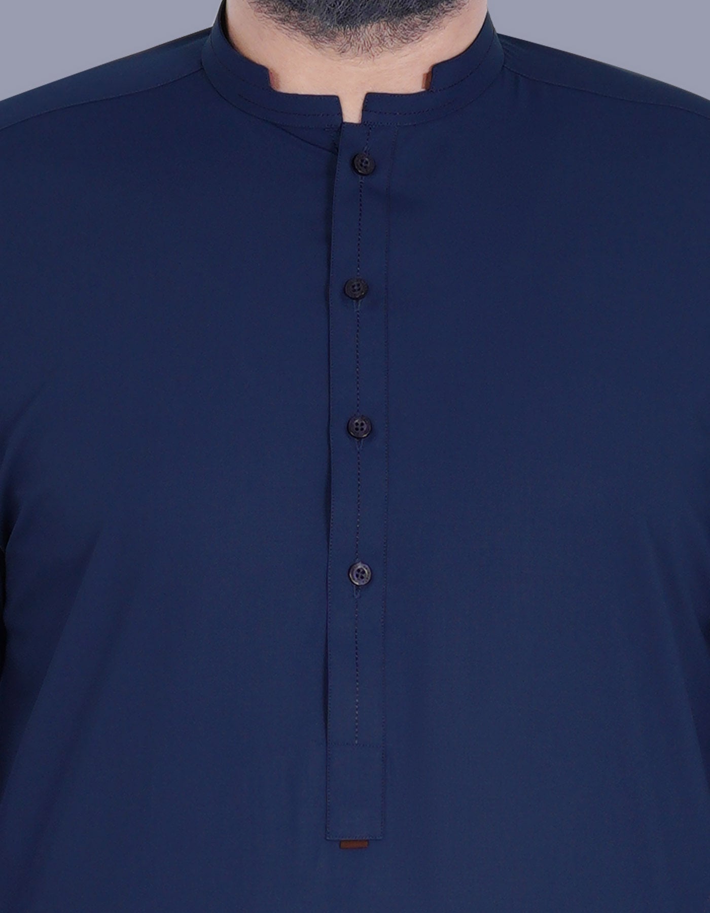 Navy Blue Basic Shalwar Kameez - HB INDUSTRIES - Shalwar Kameez -