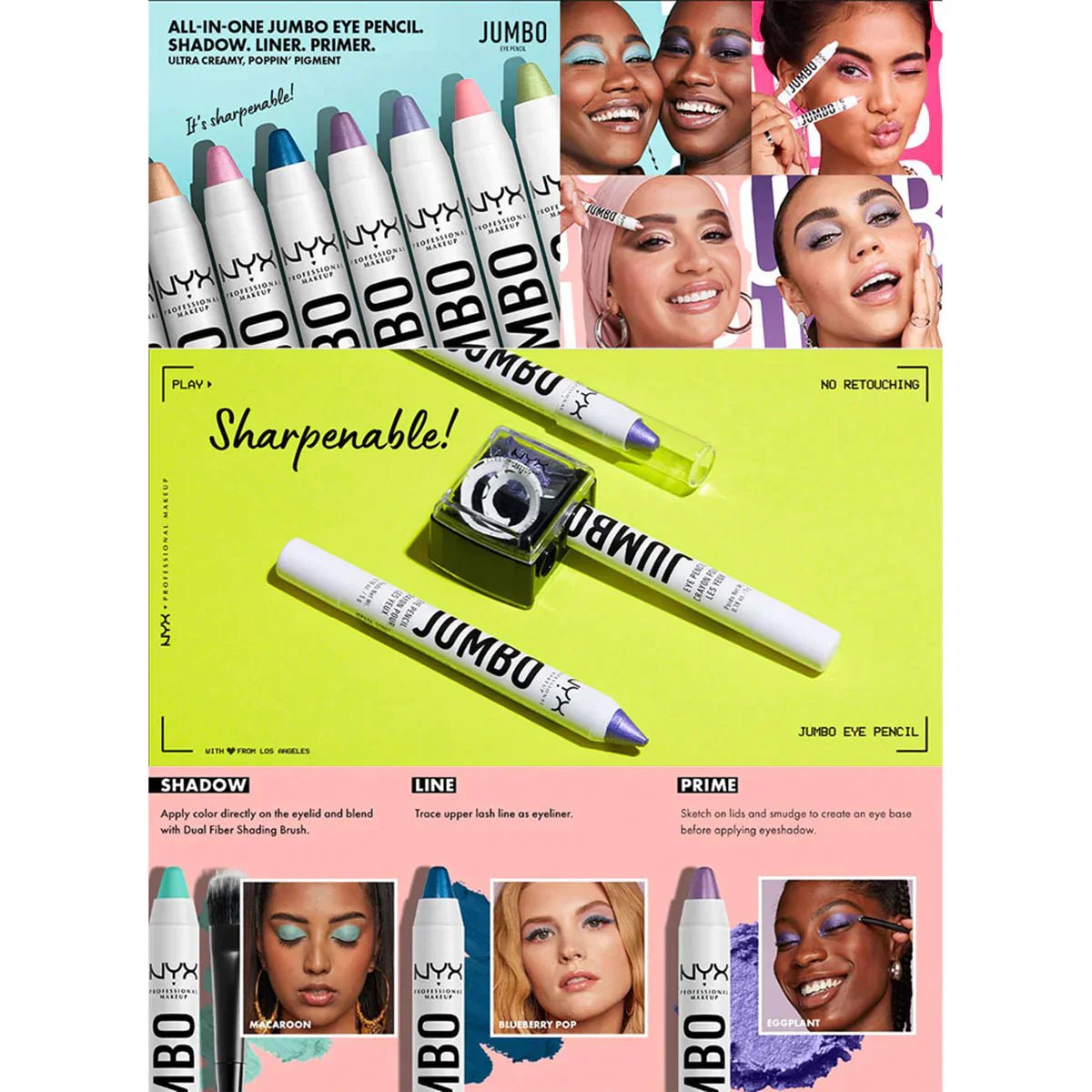 NYX - Jumbo Eye Pencil - 604 Milk - HB INDUSTRIES - Eyes -