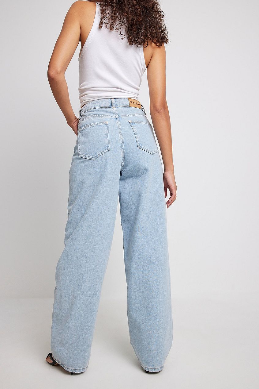 Organic Extra Wide Leg Denim For Womens - HB INDUSTRIES - Jeans -