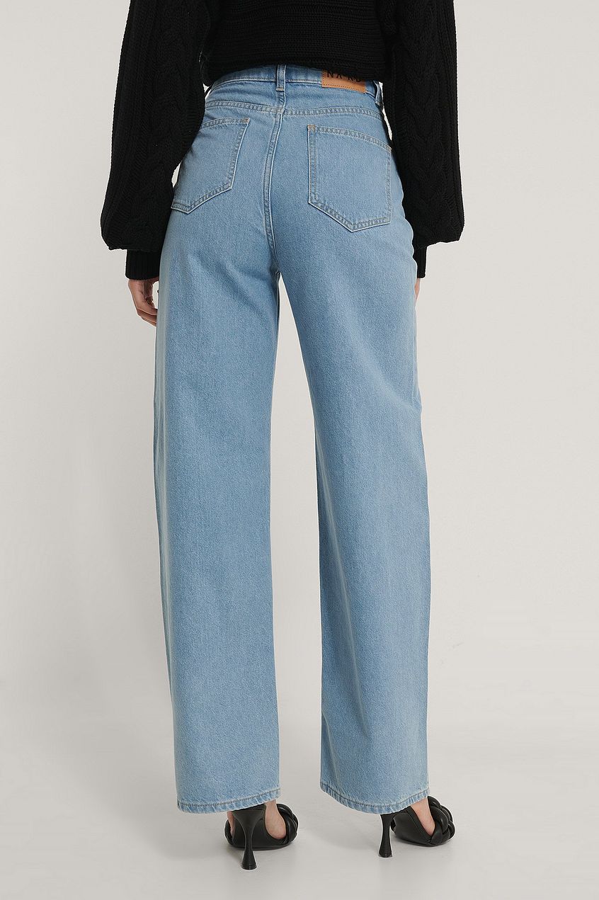 Organic Extra Wide Leg Denim For Womens - HB INDUSTRIES - Jeans -