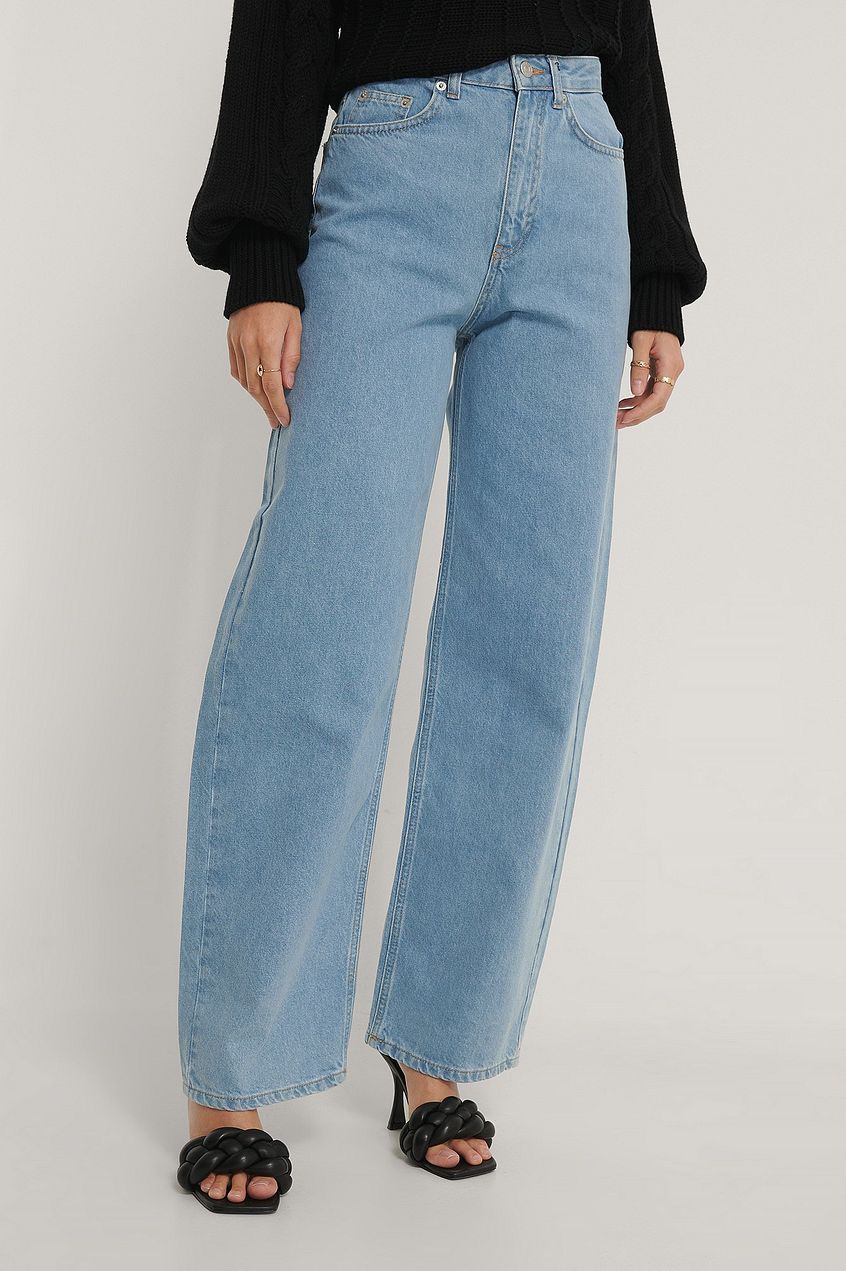 Organic Extra Wide Leg Denim For Womens - HB INDUSTRIES - Jeans -