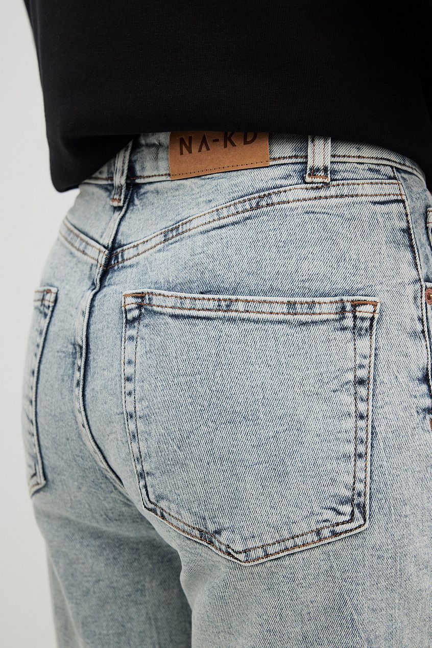 Organic Mom Jeans For Womens - HB INDUSTRIES - Jeans -