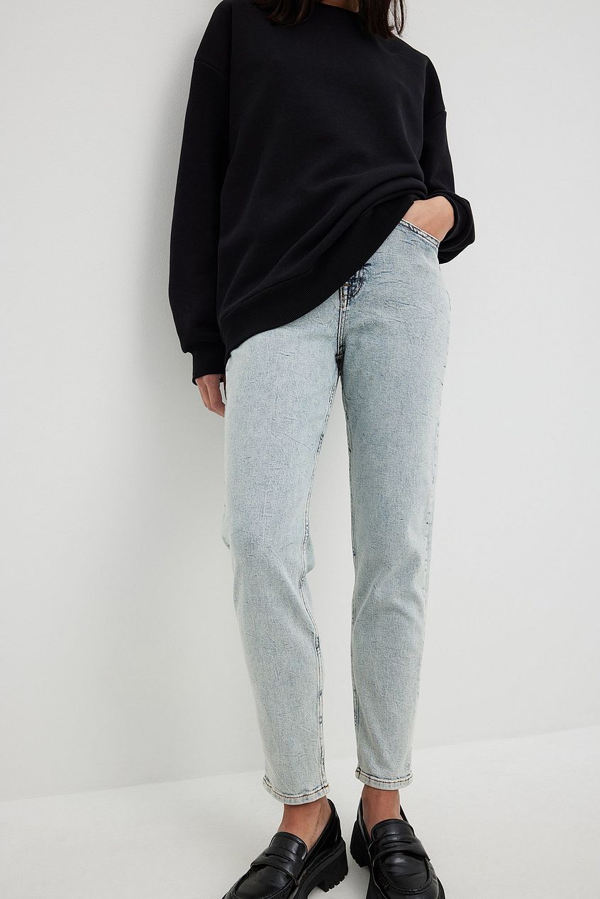 Organic Mom Jeans For Womens - HB INDUSTRIES - Jeans -
