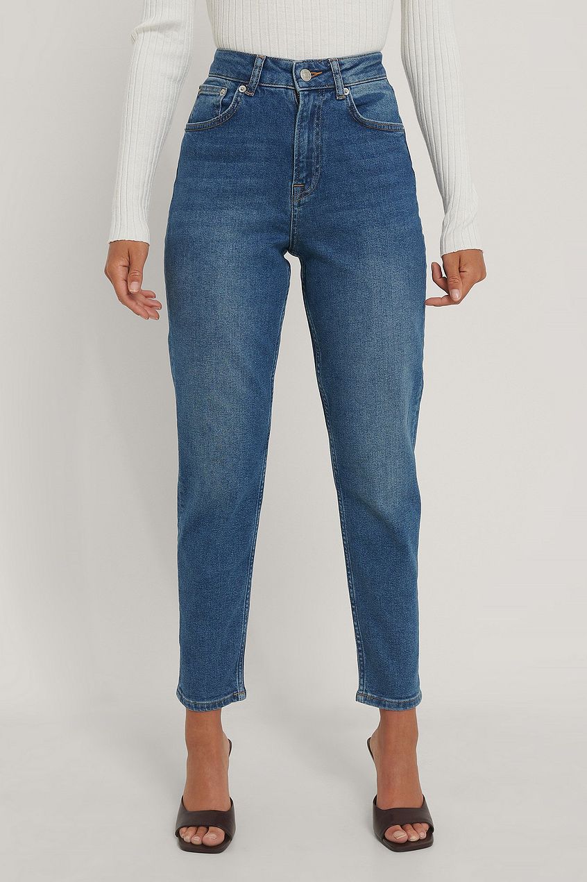 Organic Mom Jeans For Womens - HB INDUSTRIES - Jeans -