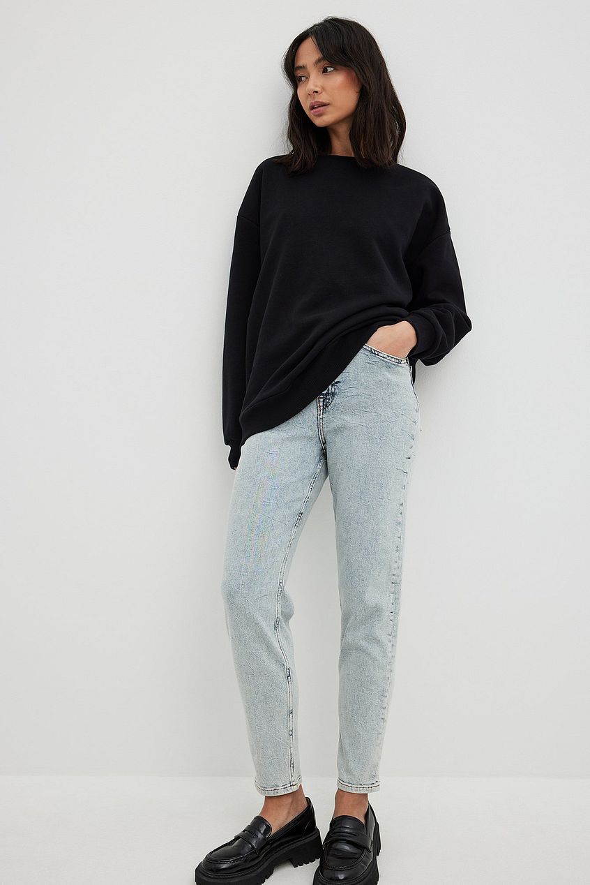 Organic Mom Jeans For Womens - HB INDUSTRIES - Jeans -