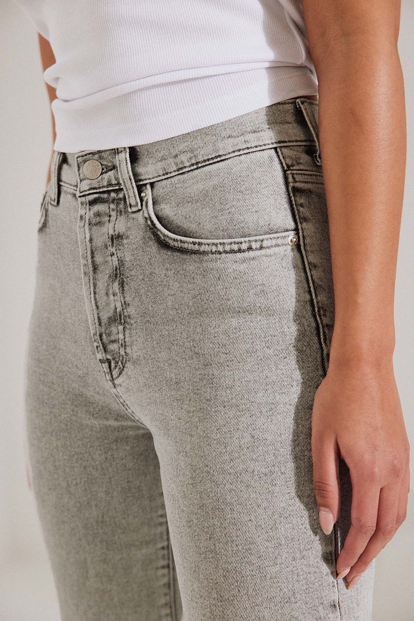 Organic Straight High Waist Jeans For Womens - HB INDUSTRIES - Jeans -
