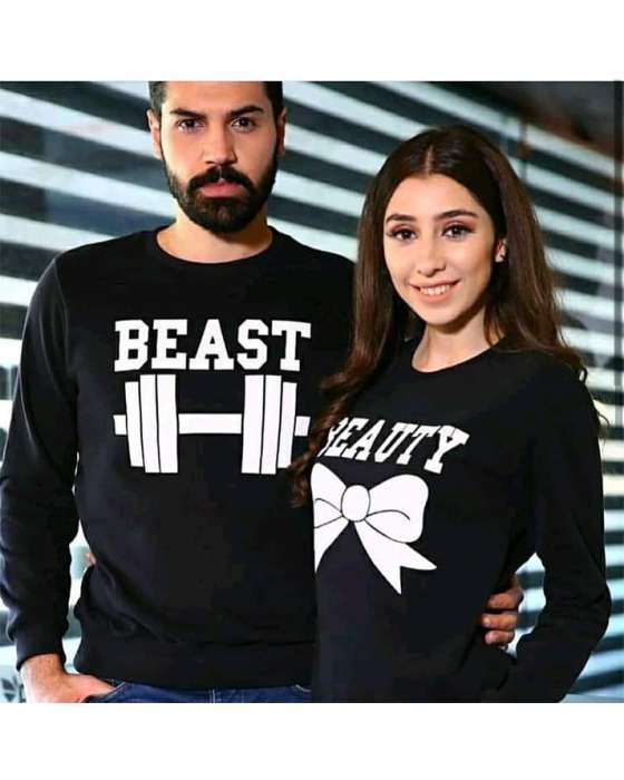 PACK OF 2 BLACK SWEATSHIRT FOR COUPLE - HB INDUSTRIES - Hoodies & Sweatshirts -