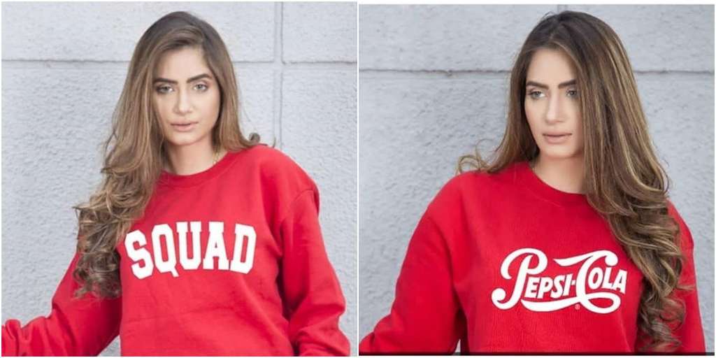 Pack of 2 Red Squad and Red Pepsi Colo Printed Sweatshirts For Women - HB INDUSTRIES - Hoodies & Sweatshirts -
