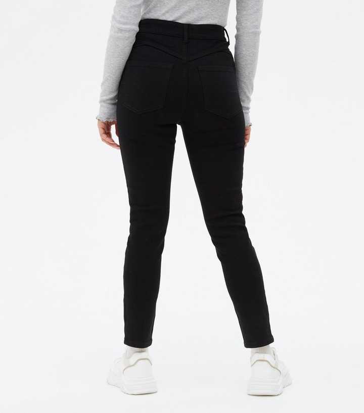 Petite Black Dark Wash Lift & Shape Jenna Skinny Jeans - HB INDUSTRIES - Jeans -