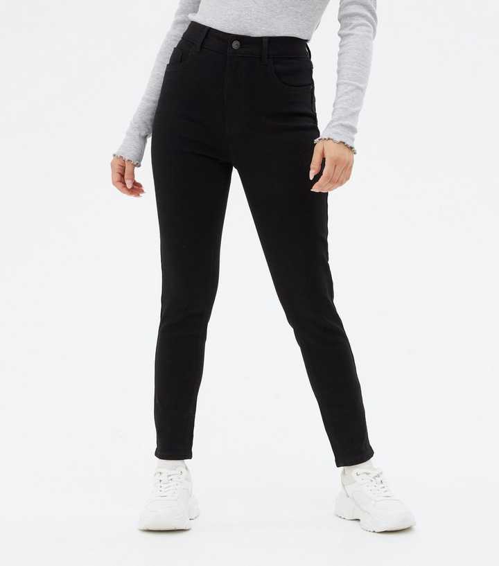 Petite Black Dark Wash Lift & Shape Jenna Skinny Jeans - HB INDUSTRIES - Jeans -