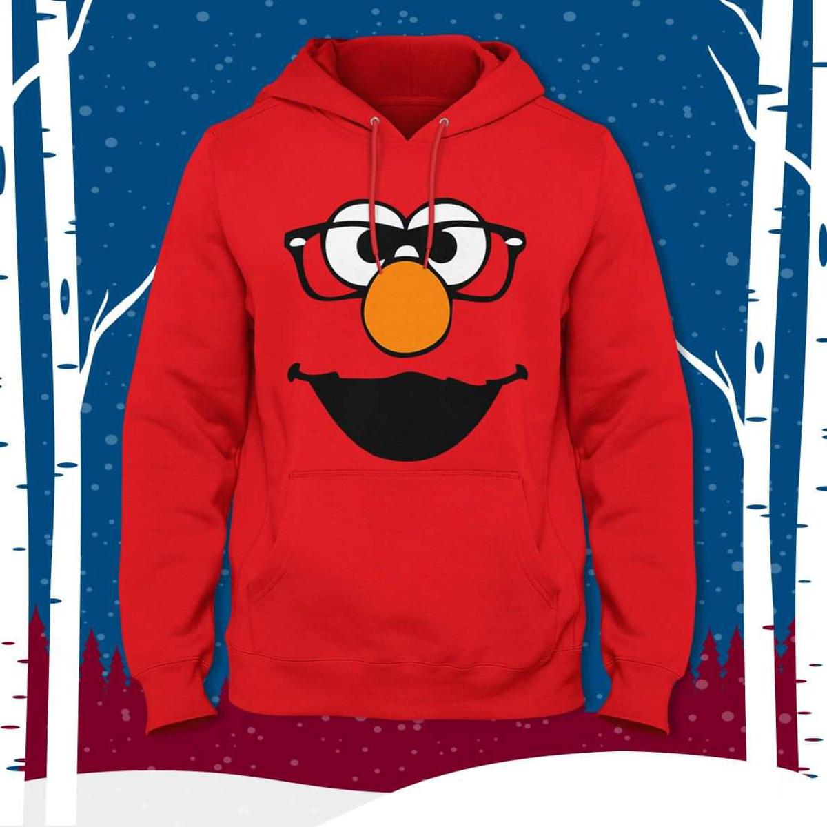 Red Cartoon Fleece Full Sleeves Pull Over Hoodie For Women - HB INDUSTRIES - Hoodies & Sweatshirts -