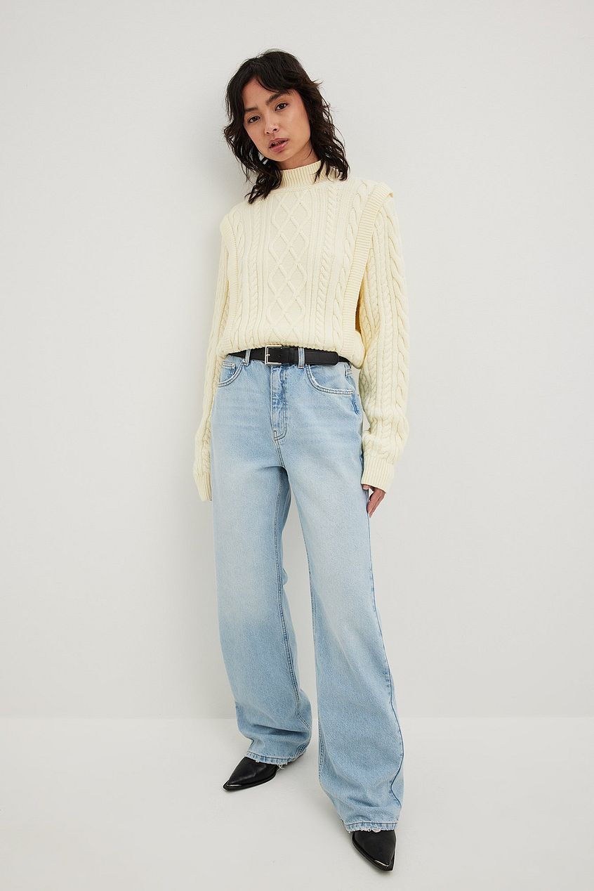 Relaxed Full Length Jeans For Womens - HB INDUSTRIES - Jeans -
