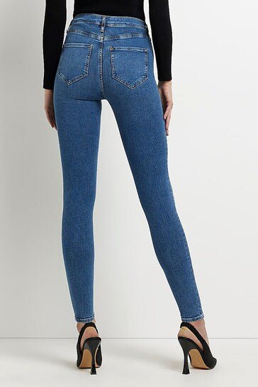 River Island Blue Jeggings - HB INDUSTRIES - Jeggings & Leggings -