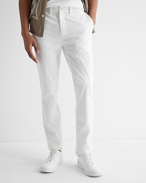 Straight Fit Hyper Stretch Cotton Chino Jeans