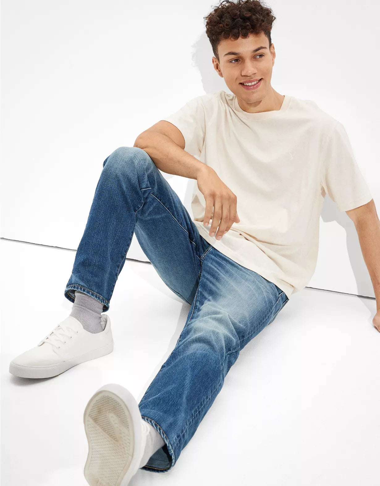Slim Straight Jeans For Men