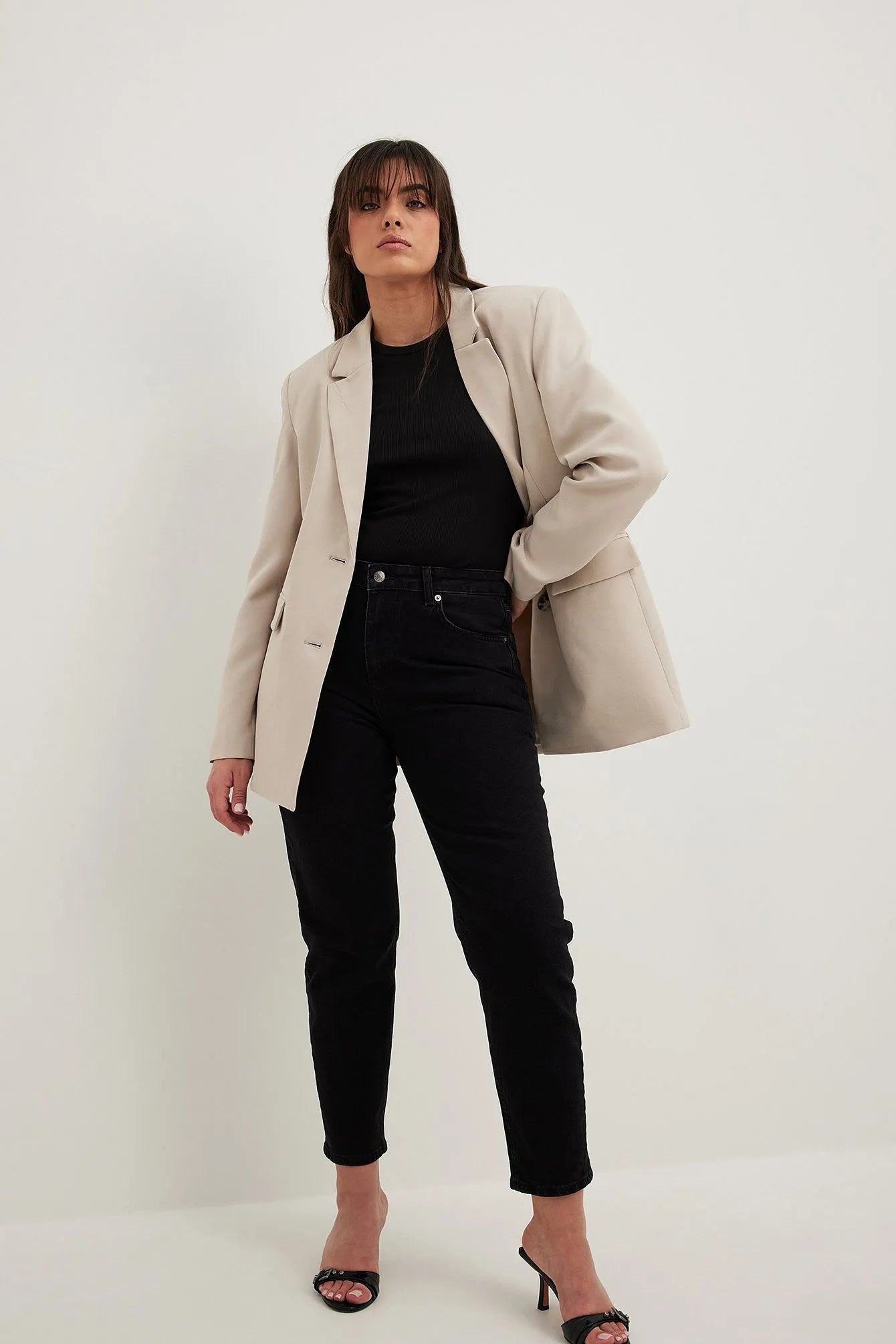 Classic Mom High Waist Jeans - Timeless Style & Comfort