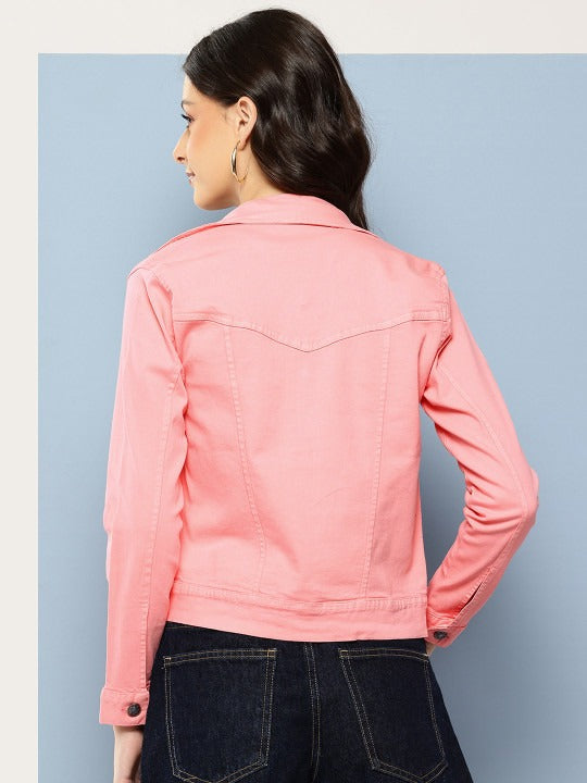 Spread Collar Denim Jacket – Stylish Everyday Layer for Pakistani Streetwear | HB INDUSTRIES